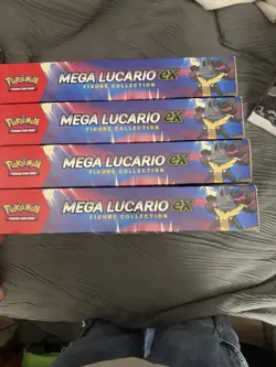 Pokemon TCG Mega Lucario ex Premium Figure Collection Box Factory Sealed In Hand - Image 2