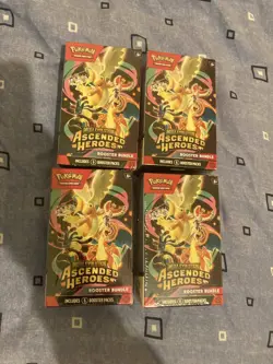 4x Pokemon TCG Ascended Heroes Booster Bundle - sealed - small cosmetic damages - Image 1