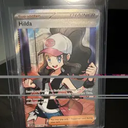 Pokemon Hilda Ultra Rare Full Art Supporter Holo 164/086 SV11W English - Image 1