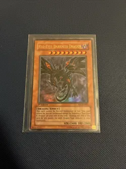 Yu-Gi-Oh! TCG Red Eyes Darkness Dragon Holo Ultra Rare SD1-EN001 - Image 1
