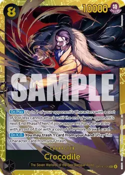 One Piece English - Crocodile - OP14-120 - SEC - NM - Image 1