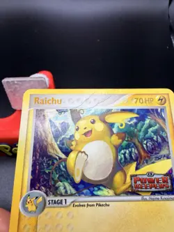 Raichu 12/108 - Power Keepers Stamped Reverse Holo Pokemon TCG HP Crease -c - Image 2