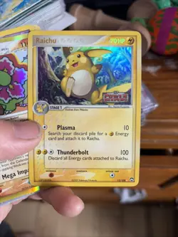 Raichu 12/108 Pokemon TCG Power Keepers Reverse Holo Stamped - Image 1