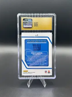 2024 Donruss Optic Malik Nabers Play Action RC #8 CGC Pristine 10! - Image 2