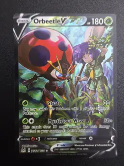 Pokemon TCG Orbeetle V TG12/TG30 Swsh11 Lost Origin Trainer Gallery Full Art - Image 1