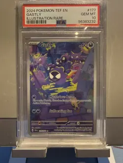 FROM UK Gastly 177/162 temporal forces PSA 10 INTERNATIONAL SHIPPING AVAILABLE - Image 1