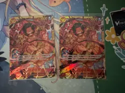 One Piece Card Game Gol D Roger OP09-118 Secret Rare X2 - Image 1