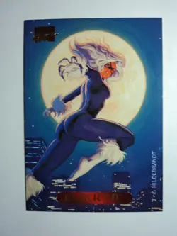 1994 MARVEL MASTERPIECES - BASE CARD # 6 BLACK CAT - Image 1