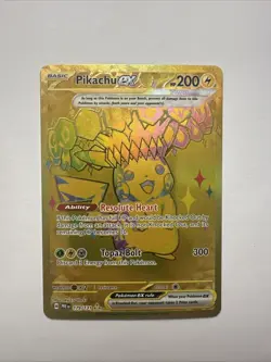 Pikachu EX Prismatic Evolutions 179/131 English Hyper Rare Card - Image 1