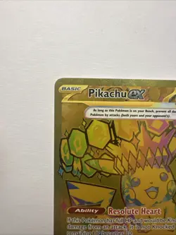 Pikachu EX Prismatic Evolutions 179/131 English Hyper Rare Card - Image 2
