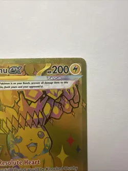 Pikachu EX Prismatic Evolutions 179/131 English Hyper Rare Card - Image 3