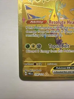 Pikachu EX Prismatic Evolutions 179/131 English Hyper Rare Card - Image 4