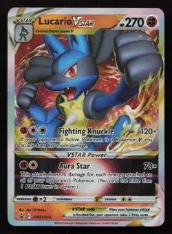 Lucario VSTAR Promo SWSH: Sword & Shield Promo Cards SWSH214 NM (1P) - Image 1