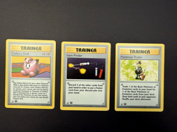 Pokemon Card: 1st Edition Base Set Trainer Cards (Played) - Image 3