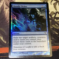 Ghostly Flicker X1 Mtg Avacyn Restored Nm Foil - Image 3