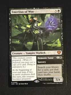 Emeritus of Woe Secrets of Strixhaven Regular - Image 1