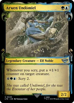 NM - Foil - Arwen Undomiel (Showcase Scrolls) - 645 - Universes Beyond: The L... - Image 1