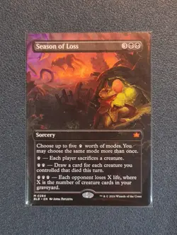 MTG Season of Loss - Borderless - Bloomburrow - BLB - Near Mint+ - Image 1