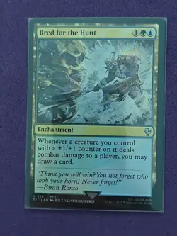 Bred for the Hunt Surge Foil - FIC 0321 NM - MTG Magic - Image 1
