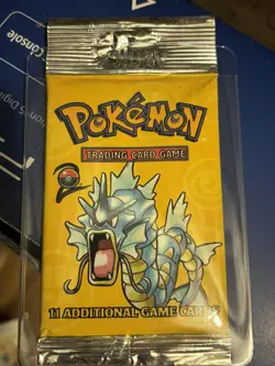 pokemon base set 2 booster pack Guarados long crimped factory sealed - Image 1