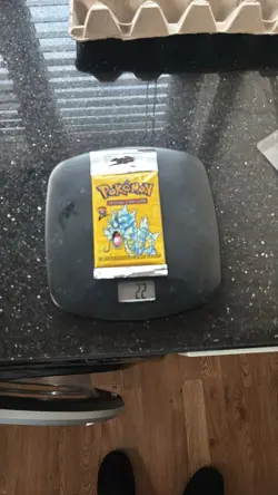 pokemon base set 2 booster pack Guarados long crimped factory sealed - Image 3