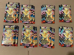 Lot of 56 Pokemon TCG Mega Evolution Ascended Heroes Booster Packs SEALED Lot - Image 1