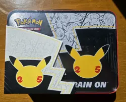 Pokemon TCG 25th Anniversary Sealed Celebrations Collector’s Chest Lunch Box 🔥 820650809415 - Image 2