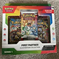 Pokemon First Partner Illustration Collection Series 1 New Sealed - Image 1