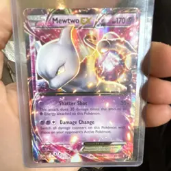 mewtwo ex promo holo xy107 170hp psychic basic english pokemon tcg - Image 1