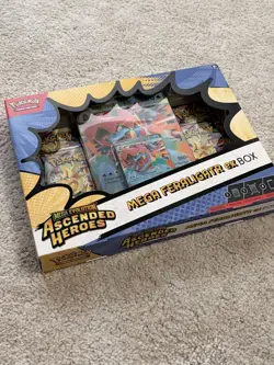 ✅Pokemon TCG: Mega Evolution Ascended Heroes Mega Feraligatr ex Box | SEALED - Image 1