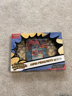 ✅Pokemon TCG: Mega Evolution Ascended Heroes Mega Feraligatr ex Box | SEALED - Image 2
