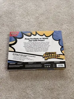 ✅Pokemon TCG: Mega Evolution Ascended Heroes Mega Feraligatr ex Box | SEALED - Image 3
