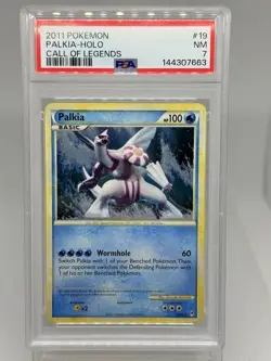 2011 Pokemon Call Of Legends Palkia Holo #19 PSA 7 NM - Image 1