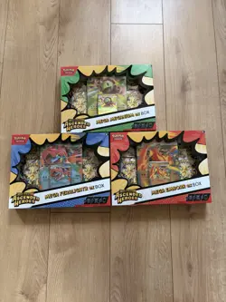 ✅Pokemon TCG: Mega Evolution Ascended Heroes Mega ex Boxes (Set Of 3) | SEALED - Image 1