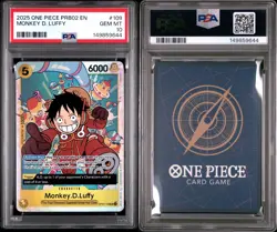 2024 One Piece Op07-500 Years In The Future #109 Monkey D. Luffy PSA 10 - Image 2