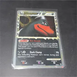 Pokemon Houndoom (Prime) Ultra Rare Holo Undaunted 110 HP 82/90 Card - Image 1