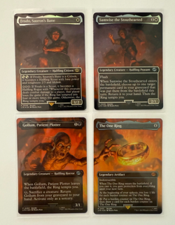 Magic The Gathering: Lord Of The Rings - Promo Set - One Ring Frodo Sam Gollum - Image 1