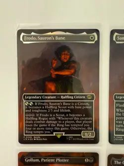 Magic The Gathering: Lord Of The Rings - Promo Set - One Ring Frodo Sam Gollum - Image 2