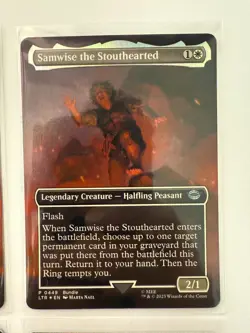 Magic The Gathering: Lord Of The Rings - Promo Set - One Ring Frodo Sam Gollum - Image 3