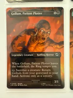 Magic The Gathering: Lord Of The Rings - Promo Set - One Ring Frodo Sam Gollum - Image 4