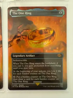 Magic The Gathering: Lord Of The Rings - Promo Set - One Ring Frodo Sam Gollum - Image 5