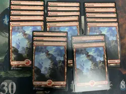 Lot of 20x Mountain #269 - Tianhua X Art - BFZ Zendikar - MTG Magic NM FULL ART - Image 1