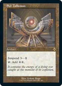 NM - Foil - Sol Talisman (Retro Frame) (Foil Etched) - 432 - Modern Horizons 2 - Image 1