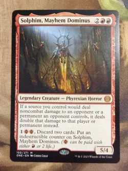 Solphim, Mayhem Dominus Phyrexia: All Will Be One Regular MTG - Image 1