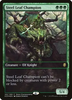 LP - Foil - Steel Leaf Champion - 182 - Game Day & Store Championship Promos - Image 1