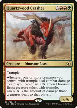 NM - Normal - Quartzwood Crasher - 201 - Ikoria: Lair of Behemoths - Image 1