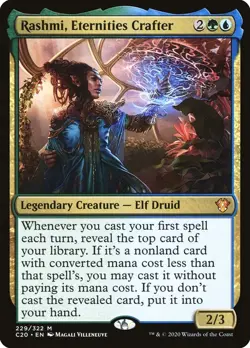 NM - Normal - Rashmi, Eternities Crafter - 229 - Commander 2020 - Image 1