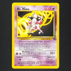 Mr. Mime 22/64 - Jungle - Pokemon Card - Image 3