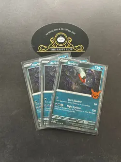 Pokemon Darkrai #136 Trick or Trade 2024 Cosmos Holo x3 - Image 1