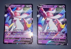 Lot of 10 Pokemon TCG Sylveon/Eevee/Glaceon Holos GX/Vstar/Promo Cards - Image 3